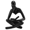 thumbnail image 2 of Resin Thinker Figure, Abstract Art Ornament for Living Room Decoration, Non , Stable Structure, 2 of 8