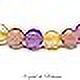 thumbnail image 4 of 1 pulsera de grado A - Cuentas redondas de 6 mm - Piedra natural semipreciosa - Joyería artesanal, 4 of 5