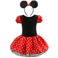 thumbnail image 5 of Adecuado para niños pequeños y medianos y niñas, vestidos de masilla con lentejuelas y lunares para niños, tocados, vestidos de baile, tutús., 5 of 5