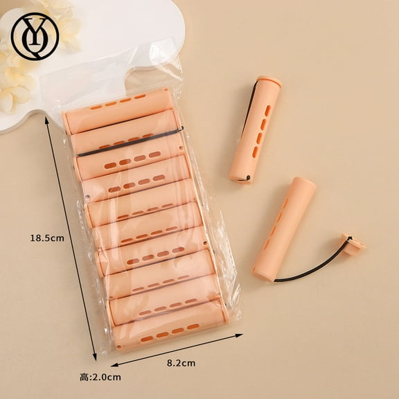 10Pcs Professional Cold Wave Rods Set for Long and Short Hair Curling and Styling Tools Creating Curls and Waves