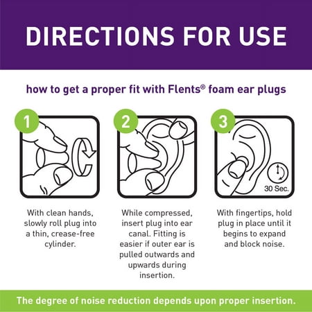 Flents Quiet Time® Soft Comfort Ear Plugs (NRR 33), Made in the USA (70 Pair) - Image 1