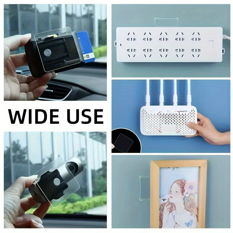60Pcs Double Sided Tape Heavy Duty Mounting Adhesive Tape Clear Double Sided Tape for Walls Two Sided Tape Remover Waterproof Strong Squares Sticky for Wall Door Windows Crafts
