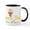 White/Black Inside, variant on CafePress - Queen Bee Mug - 11 oz Ceramic Mug - Novelty Coffee Tea Cup