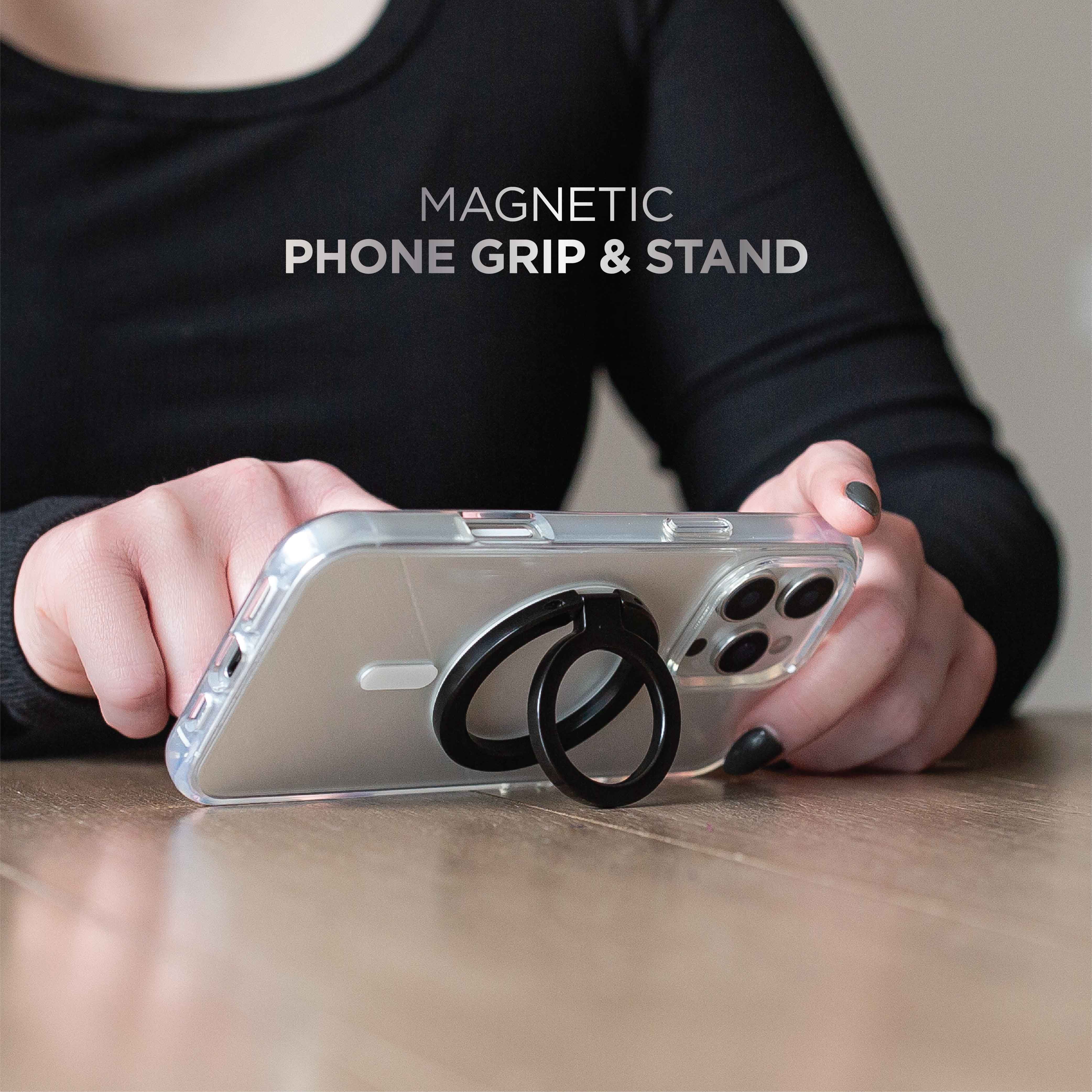 Karma by Body Glove Magnetic Ring Phone Grip and Stand - Black