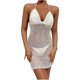 thumbnail image 5 of Falda de playa con gancho de mano sexy Blusa de bikini ahuecada Falda de tirantes de playa con conjunto de pantalones en T Fridja  nalpqowj48435, 5 of 6