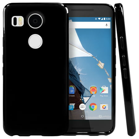 Nexus 5X Case, REDShield® [Black] **New updated Case** Slim & Flexible Anti-shock Crystal Silicone TPU Skin Protective Cover for Google Nexus 5X ,Nexus 5 2nd Gen Case