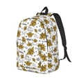 thumbnail image 2 of Balery Hohey Bee Golden2 Vintage Canvas Backpack for Men and Women - Large Capacity, Durable Travel Laptop Bag for School, Work, Hiking, and Outdoor Activities, 2 of 7