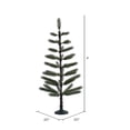 thumbnail image 5 of Vickerman Artificial Christmas Tree 4' x 20" Green Feather Tree 52 Tips, 5 of 6