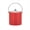 Red, variant on Bartenders Choice  3Qt Ice Bucket (Chrome Bale Handle & Astro Knob, Frosted Acrylic Cover): Black