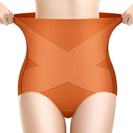 

huanledash Lady Panties High Waist Lightweight Butt-lifted Tight Waist Women Underpants for Daily Wear