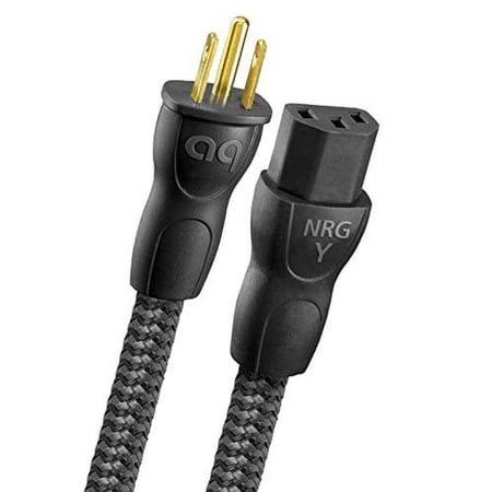 UPC: 0092592005761 | ADQNRGY3US02 Audioquest NRG-Y3 US Power Cord Low-Distortion 3-Pole Power Cable 2 Meters