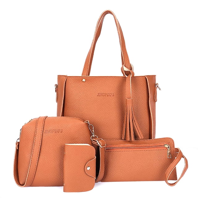 Sac Fourre-Tout Mode pour Femmes Sac à Main avec Sacoche Sac à Main & Portefeuille