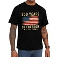 thumbnail image 2 of HAOMEILI 250 Anniversary USA Shirt 1776-2026 250th Birthday Patriotic American Flag T-Shirt, 2 of 7