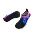 thumbnail image 4 of Men and Women a Slip On Barefoot Quick-Dry Beach Aqua Yoga Water Shoes (Nebula/Black, 11.5-12.5 Men), 4 of 8