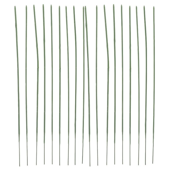 Soimiss 100Pack Bendable Wire for Crafts Green Iron Wire for Flower Arrangements and Floral Creations