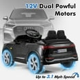 thumbnail image 3 of Licensed Audi SQ8 Ride on Car by OLAKIDS, Battery Powered Electric Vehicle for with Remote Control, Adjustable Music, LED Lights, Suspension, Driving Toy Gift for Kids Toddler Age 3+, 3 of 9