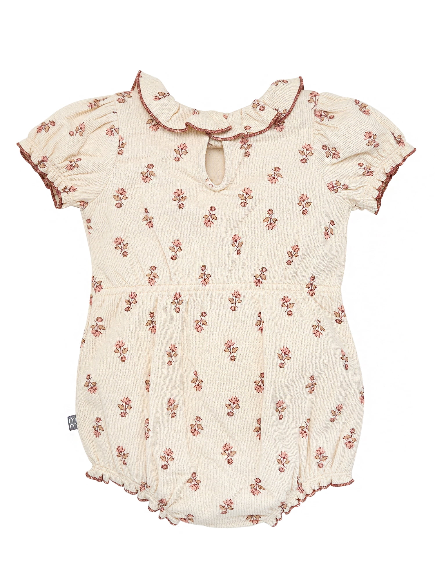Modern Moments by Gerber Baby Girl Ruffled Bubble Romper, Sizes 0/3 Months - 24 Months