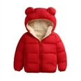 thumbnail image 5 of Manteau d'Hiver à Capuchon pour Tout-Petit Bébé Garçon Fille, Vêtement d'Extérieur, 5 of 5
