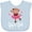 Blue, variant on Inktastic Gigis Girl Ballerina Monkey Girls Baby Bib