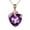 MR, variant on KDSJSXW Gold Layered Necklaces for Women Heart-Shaped Amethyst Pendant 1 Gold Gemstone Natural Amethyst Necklace Womens Jewelry Gold Jewlery Womens Gold Necklace(MR,One Size)