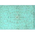 thumbnail image 1 of Ahgly Company Indoor Rectangle Persian Light Blue Traditional Area Rugs, 6' x 9', 1 of 4
