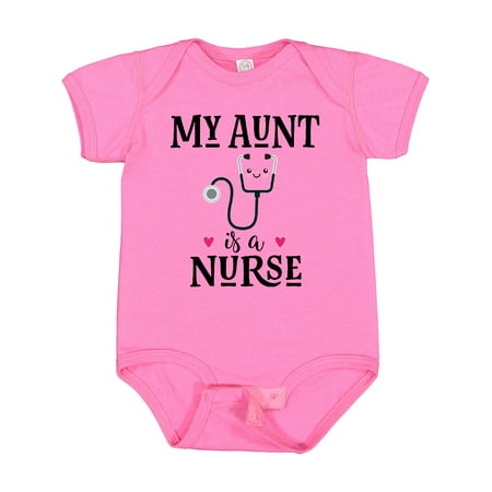 

Inktastic My Aunt is a Nurse Gift Baby Girl Bodysuit
