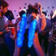 thumbnail image 1 of Bufanda con luz LED | Bufanda de terciopelo afelpado iluminada con luces intermitentes para fiestas navideñas, festivales, raves y uso diario, 1 of 6