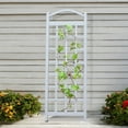 thumbnail image 5 of Dura-Trel Cambridge 28 by 75 Inch Outdoor Garden Patio Trellis, White, 5 of 8