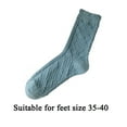 thumbnail image 2 of DQRPSEETB Womens Socks Solid Color Socks Colorful Lightweight Cotton Socks Black Socks for Women,No Show Socks Black, 2 of 3