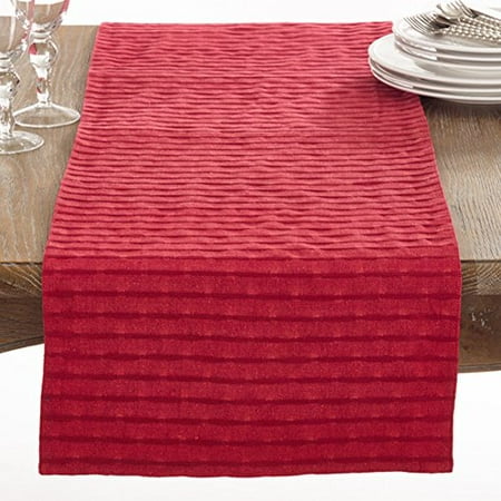 

Fennco Styles Rorie Collection Classic Design Cotton Table Runner - 16 X 72