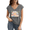1-Dark Gray, variant on Women's Pastel Sunrise V-Neck Tank - "His Mercies Are New" Watercolor Cross Tee, Inspirational Sleeveless Top for Daily Hope