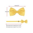 thumbnail image 4 of CORBATA DE LAZO PREATADA DE POLKA PARA HOMBRES INSPIRE CHIC DÍA DEL PADRE, CORBATAS DE BODA, COLOR AMARILLO, TALLA ÚNICA, 4 of 5