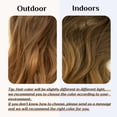 thumbnail image 2 of Invisible Wire Hair Extensions with 3 Clips Long Synthetic Wavy Curly Hairpiece Adjustable Transparent Headband for Women 18 Inch Ash Medium Brown/Ash Blonde Highlights, 2 of 7
