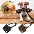 thumbnail image 4 of Leather Muzzle for Large/Medium Dogs - Control Barking Biting and Chewing ξц {υ L1V5, 4 of 9