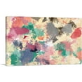 thumbnail image 1 of ARTCANVAS Pink Green Tan Modern Canvas Art Print - Size: 40" x 26" (0.75" Deep), 1 of 9