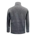 thumbnail image 4 of uikmnh Mens Sweaters Men's Autumn and Winter Plain Coloured Outdoor Casual Style Suit Collar Sweater Jacket Fall Sweaters Size:S, 4 of 5