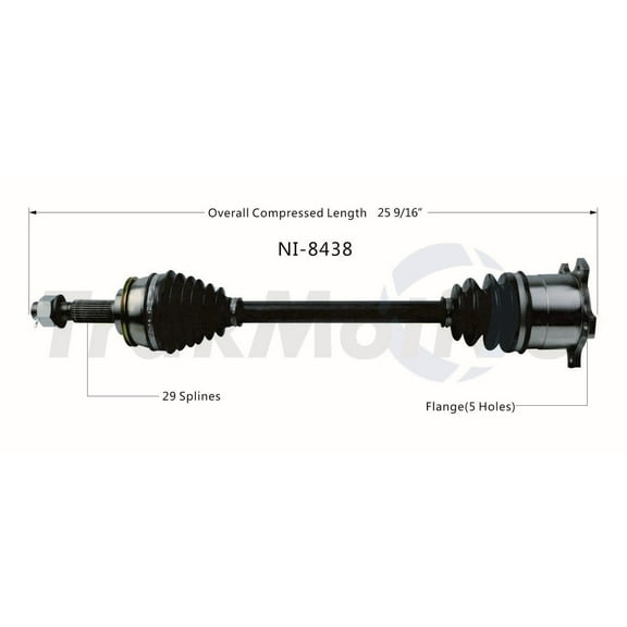 CV Axle Shaft Fits select: 1993-1994 INFINITI J30