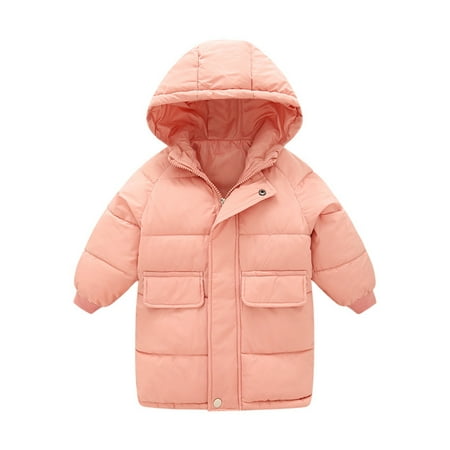 

RPVATI Toddler Baby Child Children Kids Button Up High Neck Long Sleeve Coat Padded Clothes Thicken Warm Winter Jacket 2Y-8Y