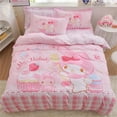 2/3pcs New Cartoon My Melody Bedding Duvet Cover Gifts Teen Bedding Set ...