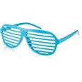 thumbnail image 2 of Shutter Shades Fun Novelty Plastic Party Retro Fancy Dress Costume Prop Rave Club Eyewear Disco Adults 80's Sunglasses, 2 of 3