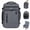 Gray, variant on Travel Backpack With 16 Pockets,Airline Approved Carry on Luggage,Waterproof Personal Item Bag Fit 15.6" Laptop, Lightweight Casual Daypack for Weekender Business Hiking(Red Bag)