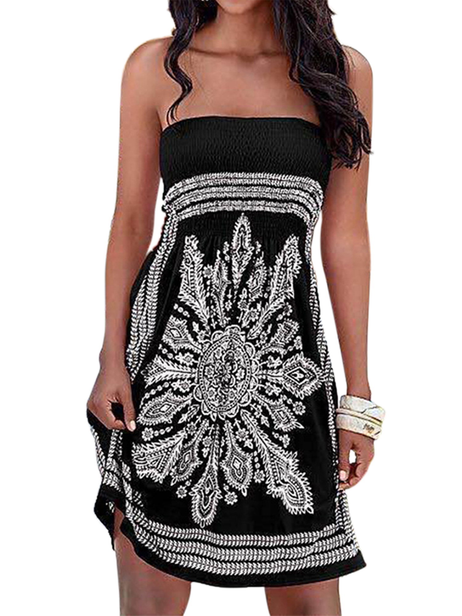 Tube top cover up dress Clearance