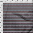 thumbnail image 2 of oneOone Viscose Jersey Fabric Stripe & Diamond Geometric Print Fabric By Yard 60 Inches Wide, 2 of 5