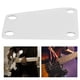 thumbnail image 5 of Placa De Cuello De Guitarra Trapezoidal, Placa De Cuello De Guitarra Rendimiento Superior Fácil Instalación Alta Durabilidad Acabado En Cromo Plateado Para Jazz Bass ANGGREK 4‑Hole Guitar Neck Plate, 5 of 8
