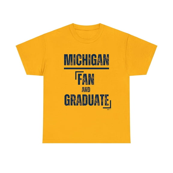 DJH Apparel | MICHIGAN Fan and Graduate Sports Athletic Unisex T-Shirt