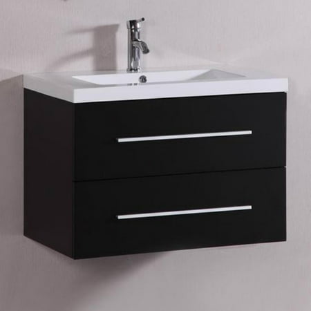 32 Bath Vanity - Belvedere 32 in. Contemporary Floating Single Bathroom Vanity