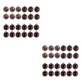 thumbnail image 4 of relayinert 24pcs/set Wide Application Wedding Party Home Decor Durable And Reliable coffee 2Set, 4 of 6