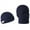 Navy Blue, variant on Topboutique Ski Mask, Winter Balaclava, 1 Hole Knitted Full Face Cover, Open Hole Face Mask, Knit Cold Weather Hat, Warm Full Face Mask, Thermal Skiing Mask for Outdoor Sports, Black