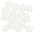 thumbnail image 1 of 100 piezas de de flores de tela - Diademas de bricolaje accesorios de flores sin para decoración de vestidos 2.16 pulgadas Blanco crema Gloria Pétalos de flores artificiales, 1 of 9