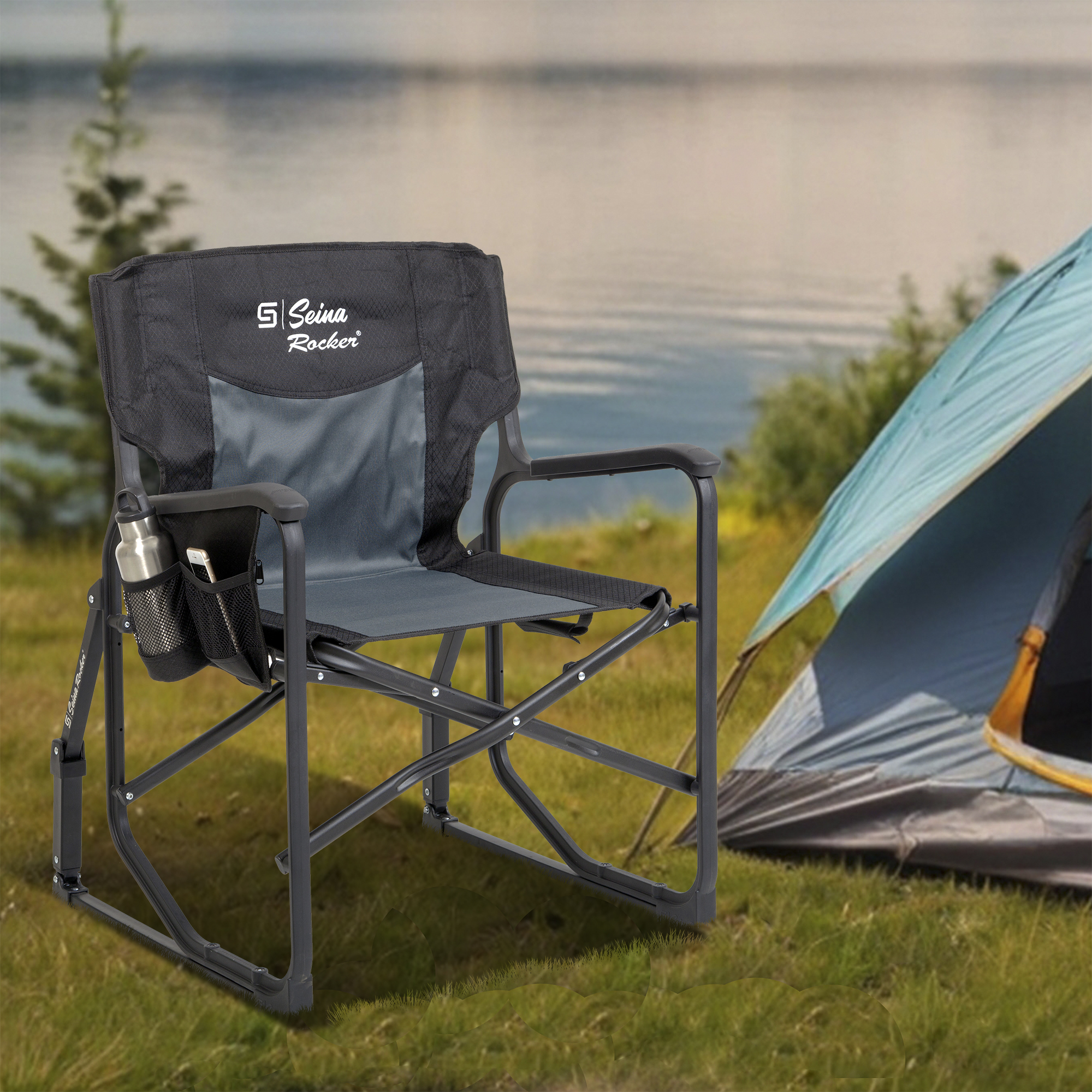 Seina Outdoor Folding Rocking Chair photo 2